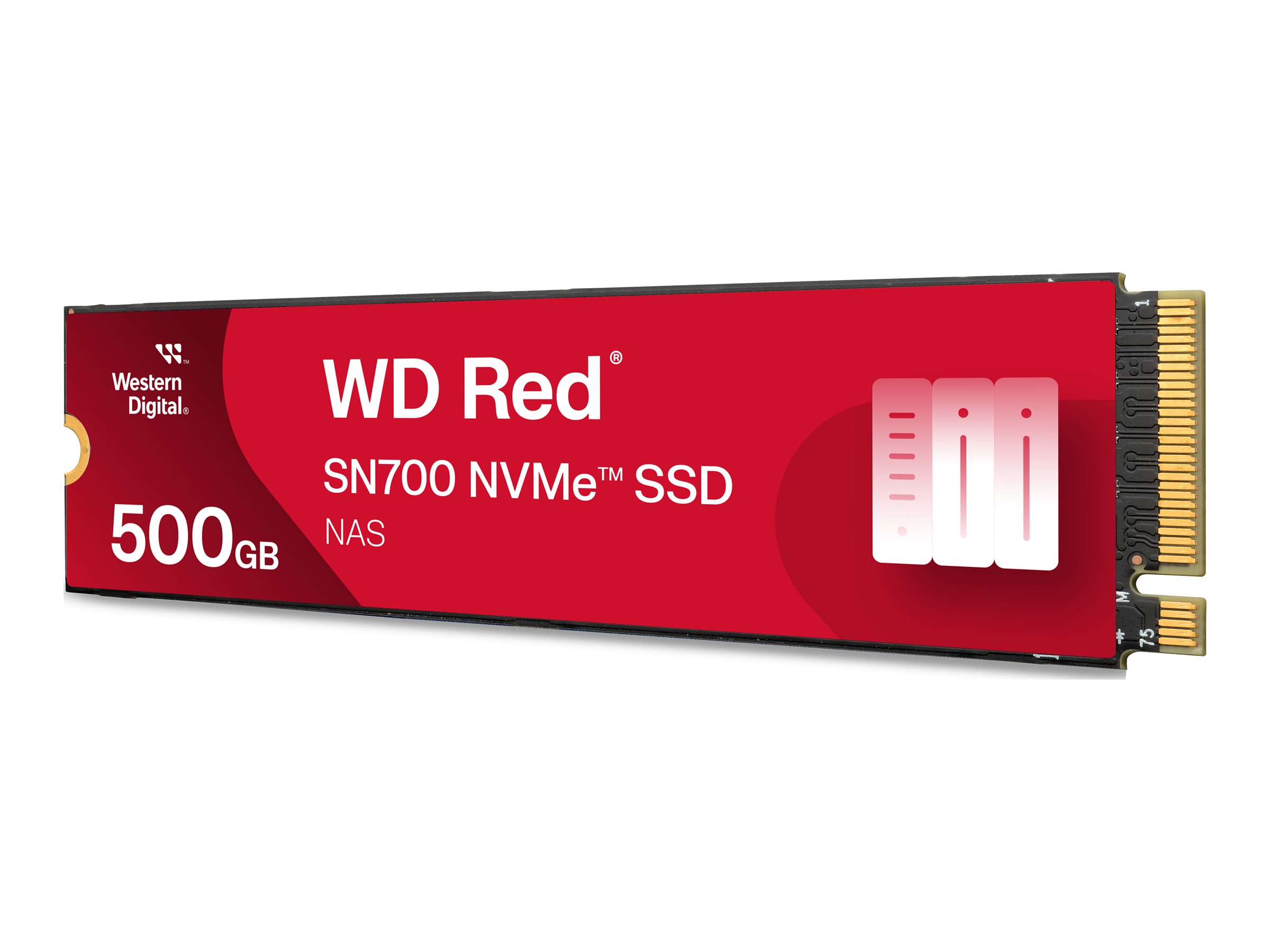 WD Red SSD SN700 NVMe 500GB M.2 2280 PCIe Gen3 8Gb/s internal drive for NAS devices WD Red SSD SN700 NVMe 500GB M.2 2280 PCIe Gen3 8Gb/s internal drive for NAS devices