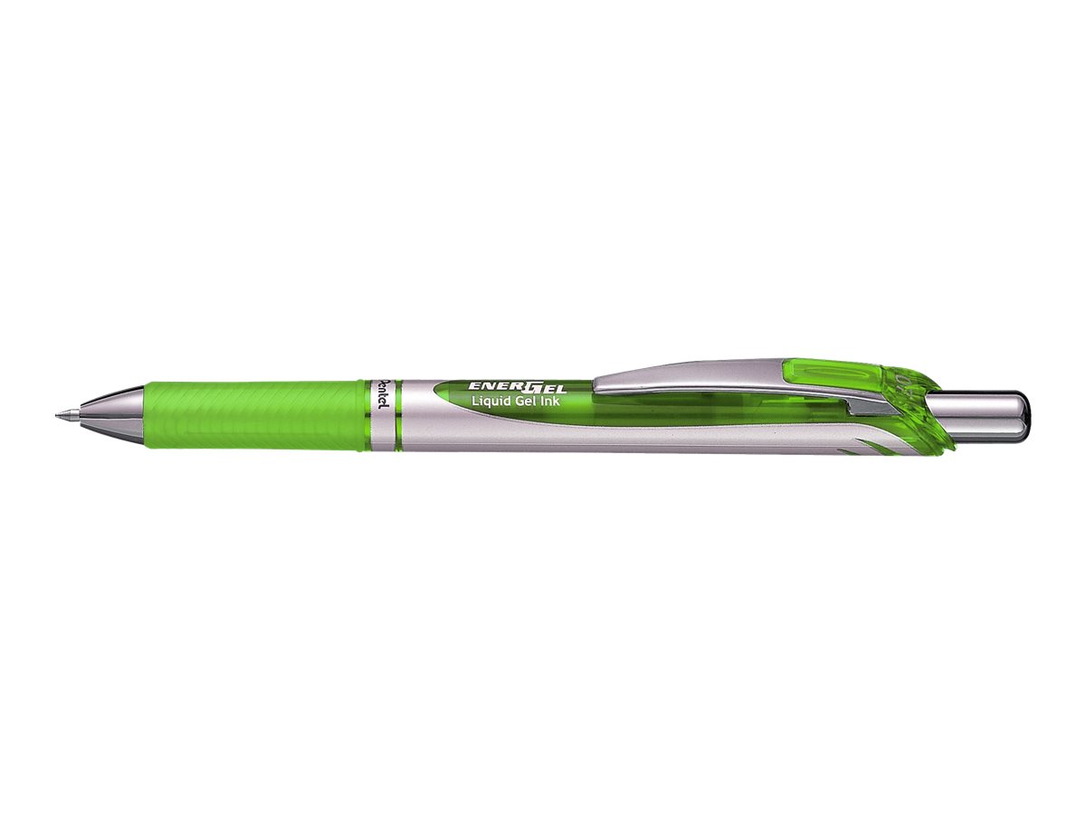 Pentel EnerGel BL77 Gelschreiber hellgrün/silber 0,35 mm, Schreibfarbe: grün, 1 St. Pentel EnerGel BL77 Gelschreiber hellgrün/silber 0,35 mm, Schreibfarbe: grün, 1 St.