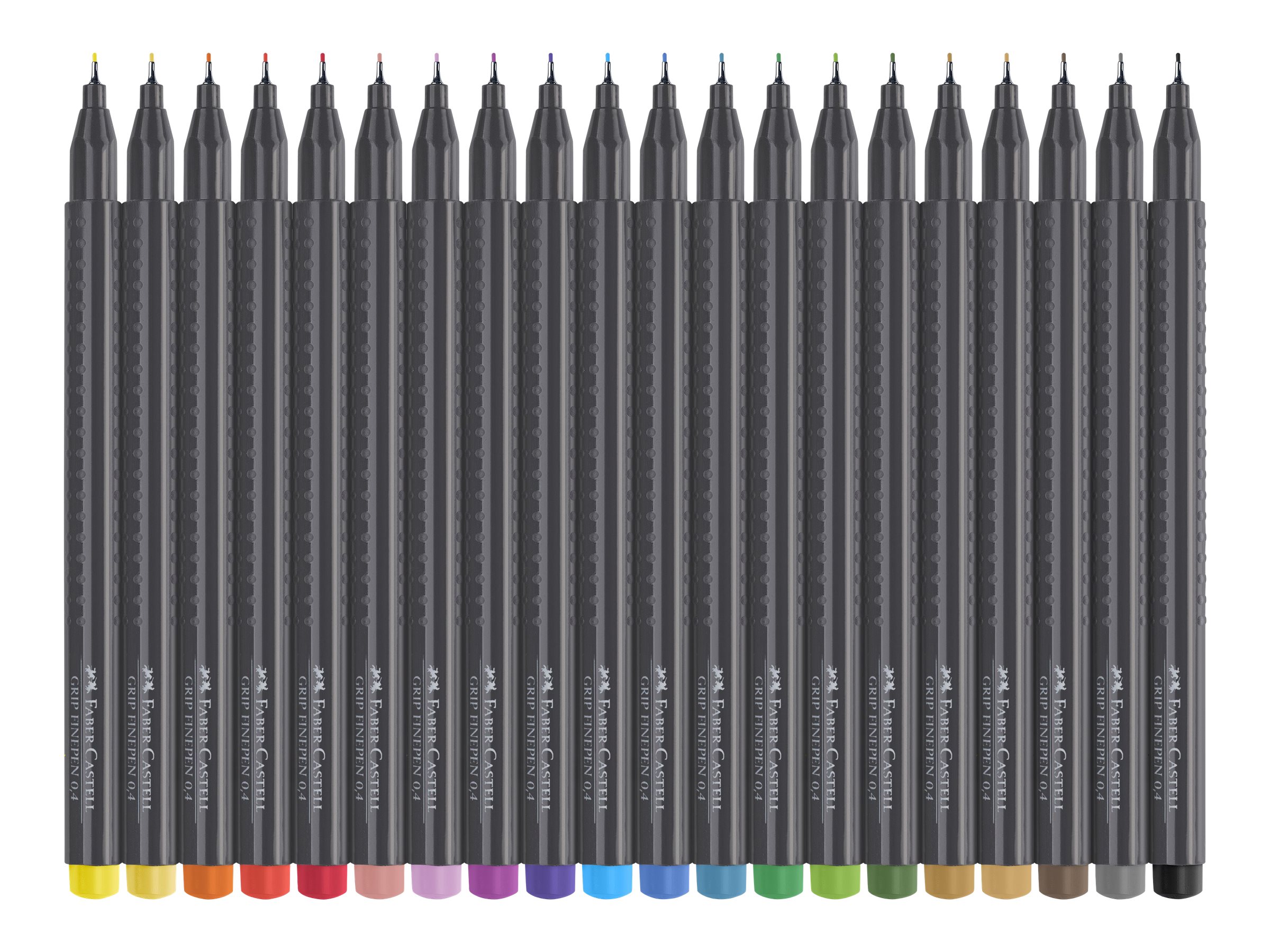 FABER-CASTELL Grip Fineliner farbsortiert 0,4 mm, 1 St. FABER-CASTELL Grip Fineliner farbsortiert 0,4 mm, 1 St.
