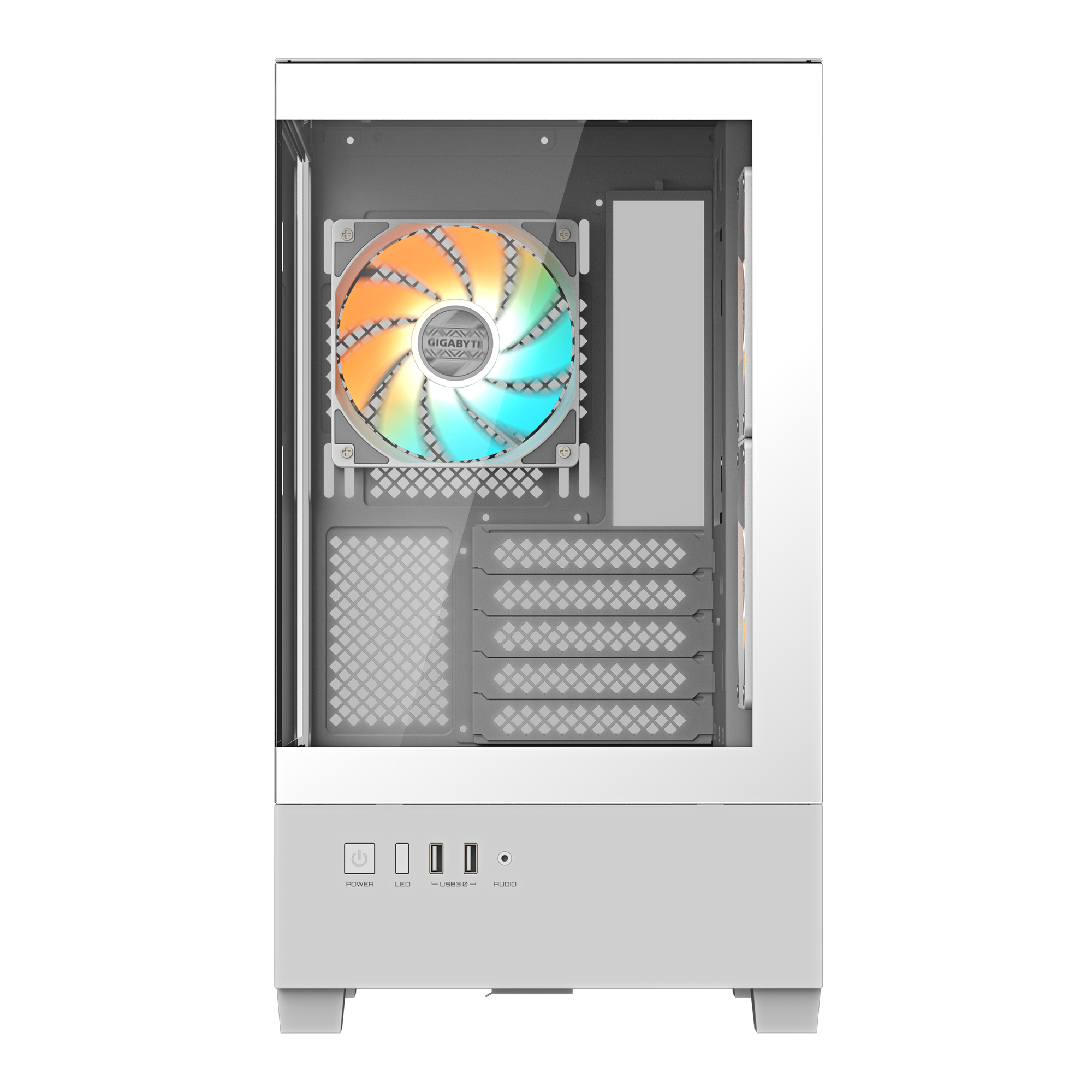 Gigabyte C201 Panoramic ICE Mid tower micro ATX white