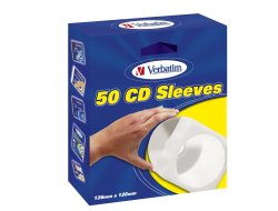 CD/DVD-HÃ¼llen Papier 50er Pack Verbatim