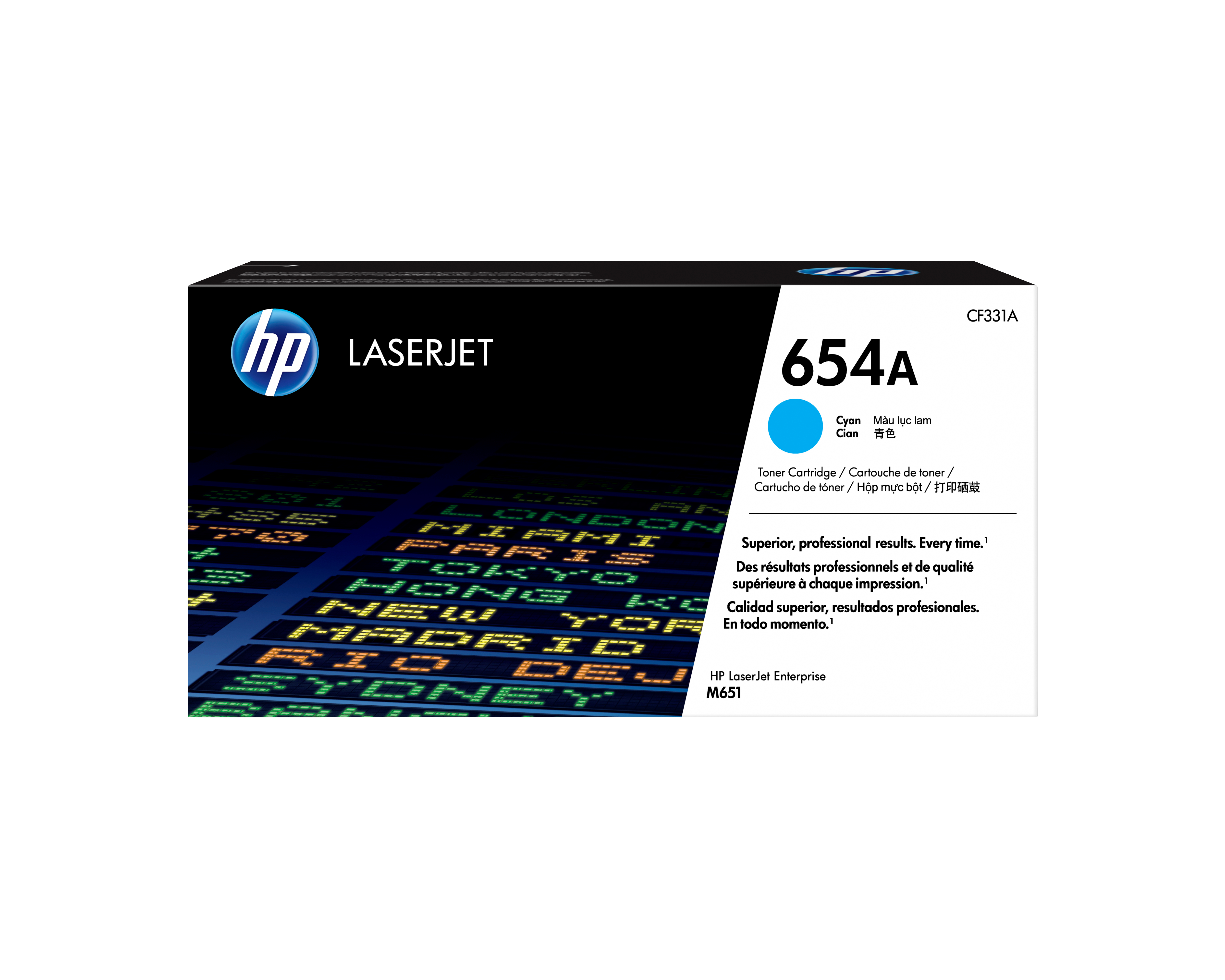 HP LaserJet 654A Cyan original