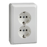 Elso Steckdose 515514 2fach 16A RENOVIERUNG reinweiß Elso Steckdose 515514 2fach 16A RENOVIERUNG reinweiß