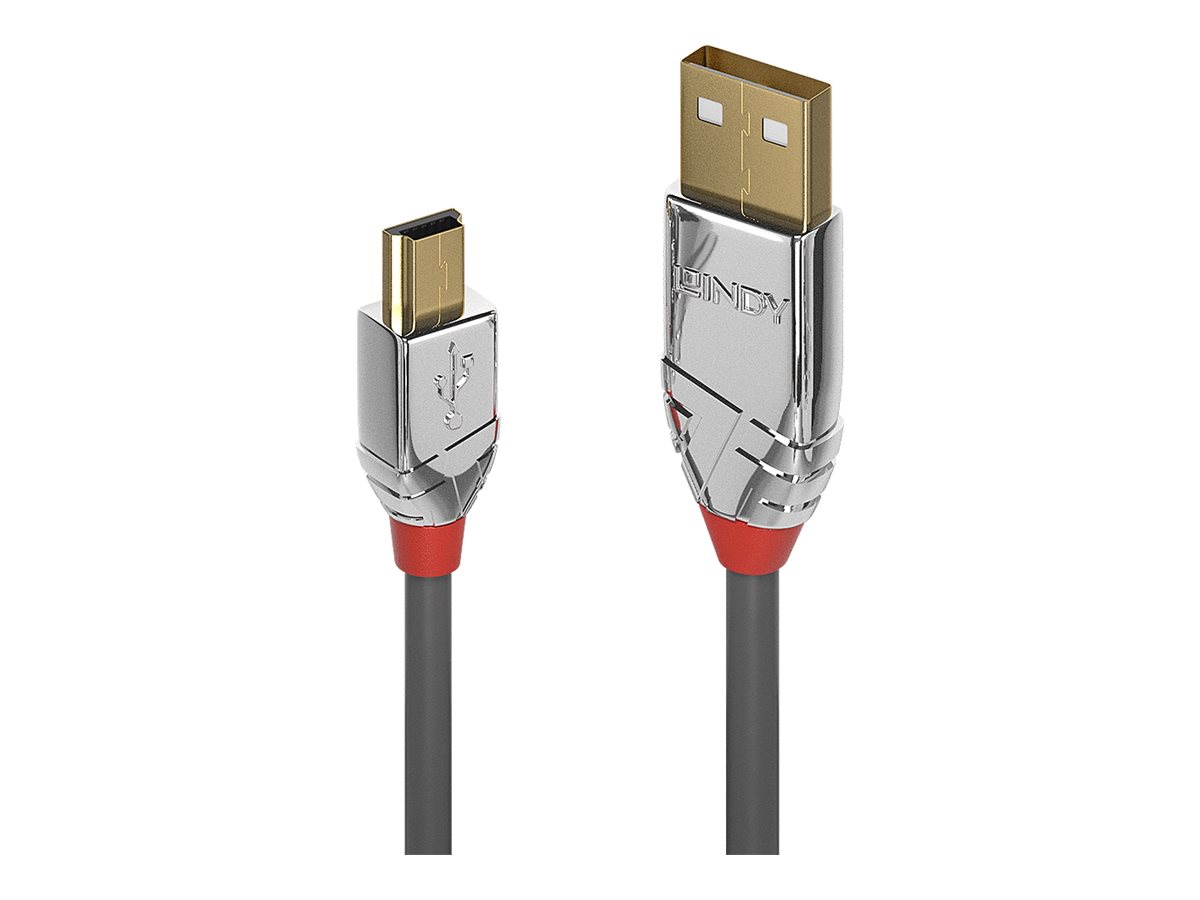 LINDY 2m USB 2.0 Typ A an Mini-B Kabel Cromo Line 480 Mbit/s
