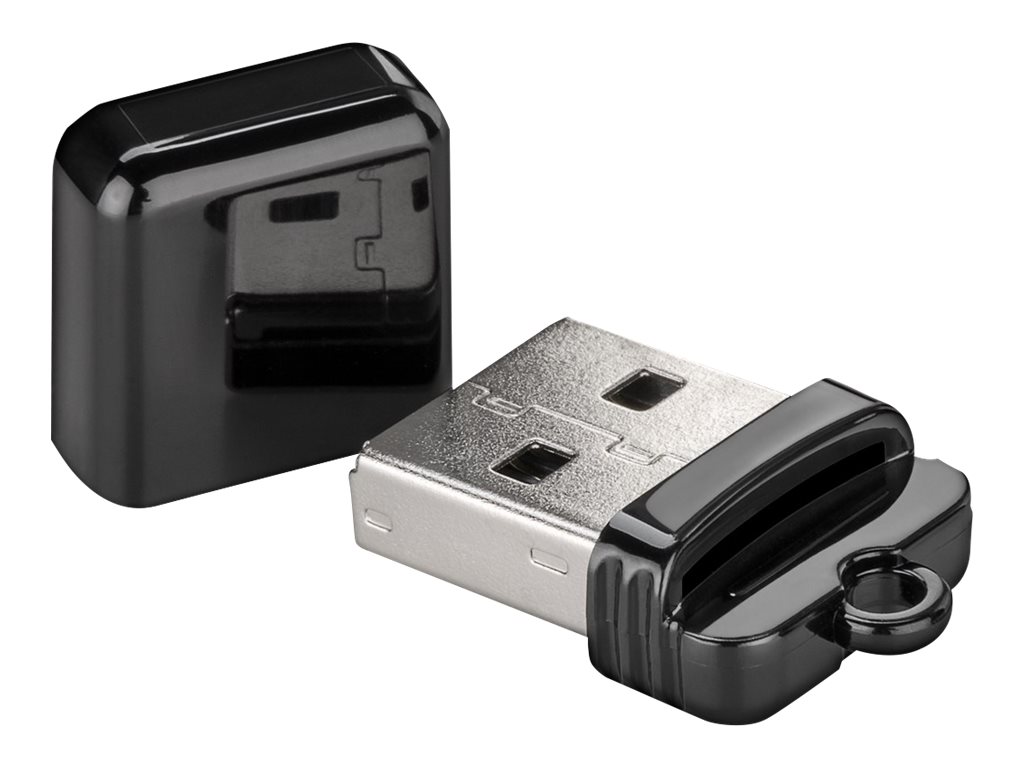 goobay microSDKartenleser schwarz