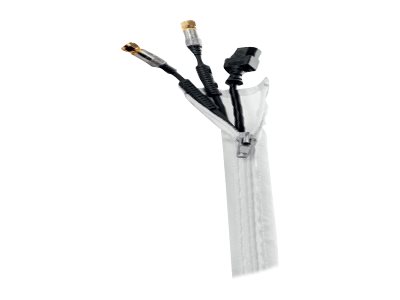HAGOR KSR 1 Meter Weiss - 30mm Kabelsocke mit Reissverschluss Laenge 1 Meter Weite 30mm HAGOR KSR 1 Meter Weiss - 30mm Kabelsocke mit Reissverschluss Laenge 1 Meter Weite 30mm