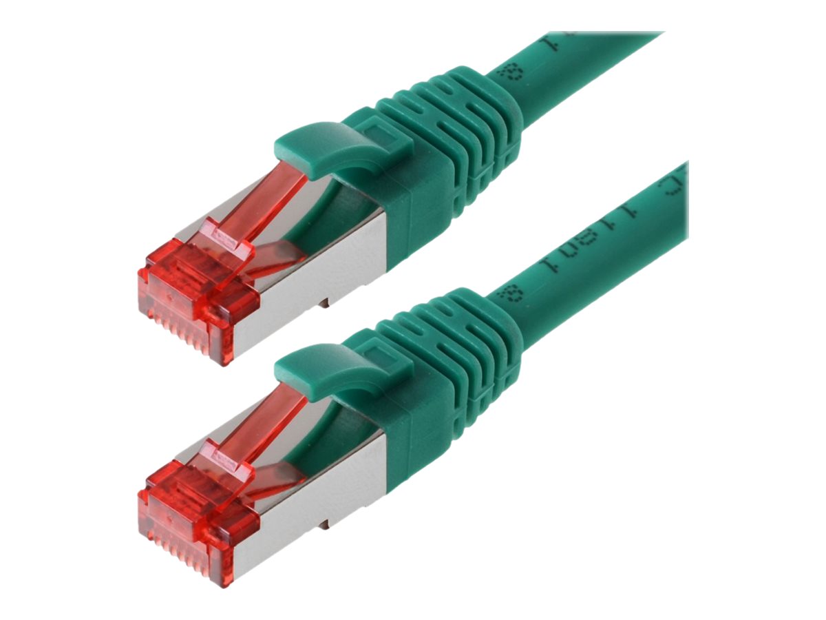 helos Patchkabel Cat 6 SFTP RJ45 grün 7,5m AWG277 LSZH GHMT