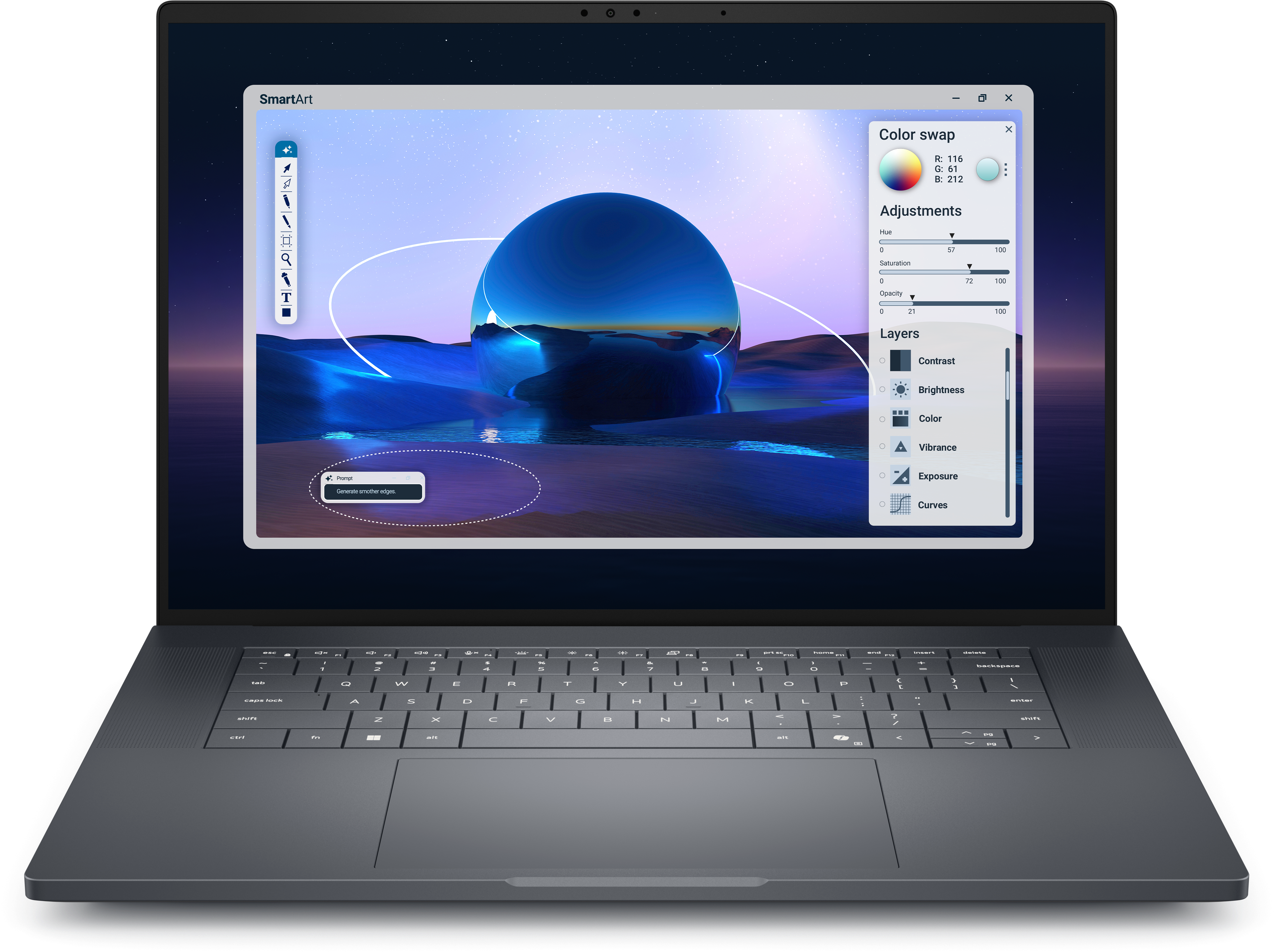 DELL Pro Max Premium 16 MA16250 Intel Core Ultra 9 285H 40,64cm 16Zoll FHD 64GB 1TB SSD NVIDIA RTX 2000 WLAN W11P 3Y ProSpt