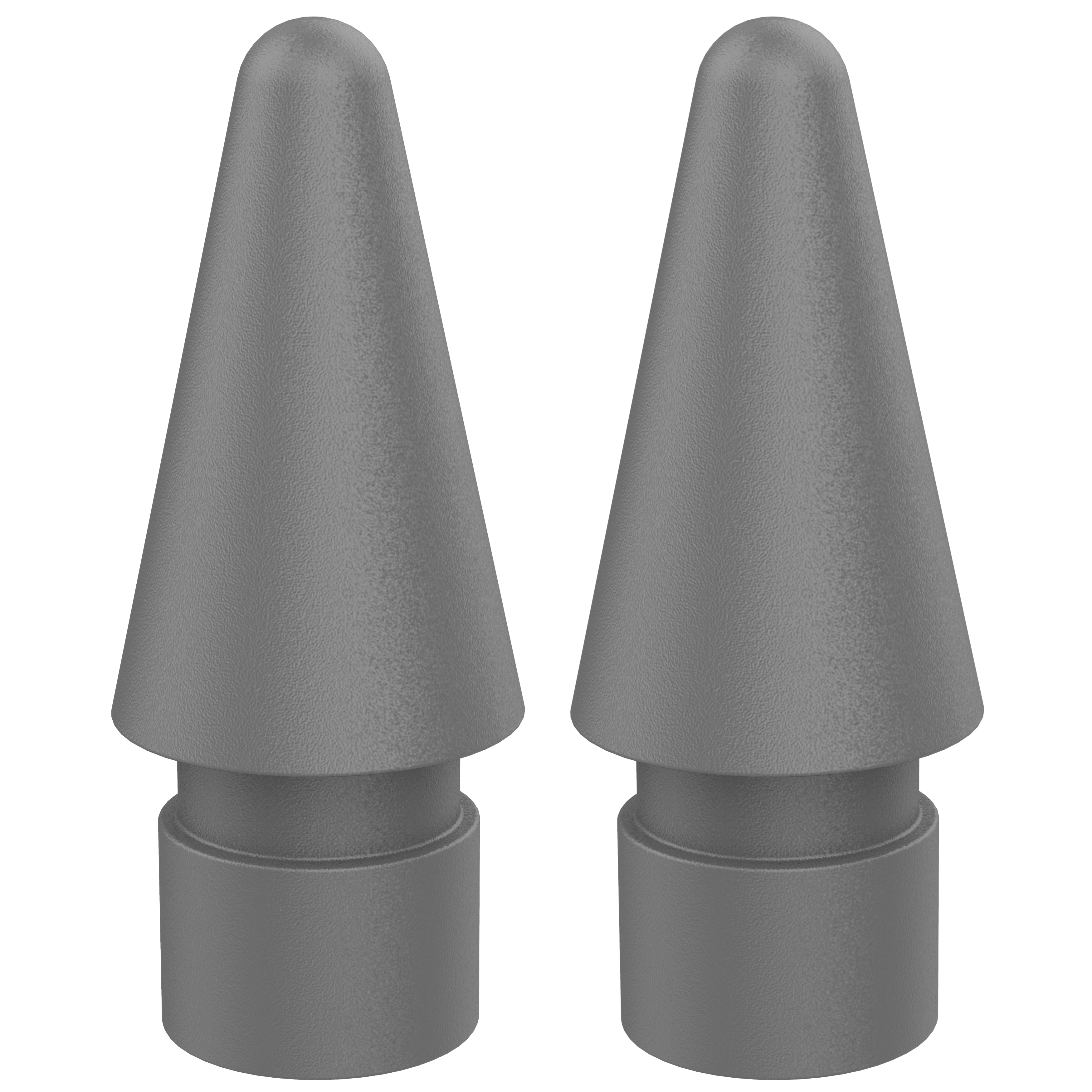 DEQSTER Aktive Stylusspitze Pencil 2 extra feine Grau (2 Stück)