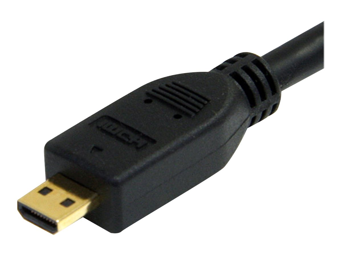 STARTECH.COM 2 m High Speed HDMI-Kabel mit Ethernet - HDMI auf HDMI Micro - Stecker/Stecker