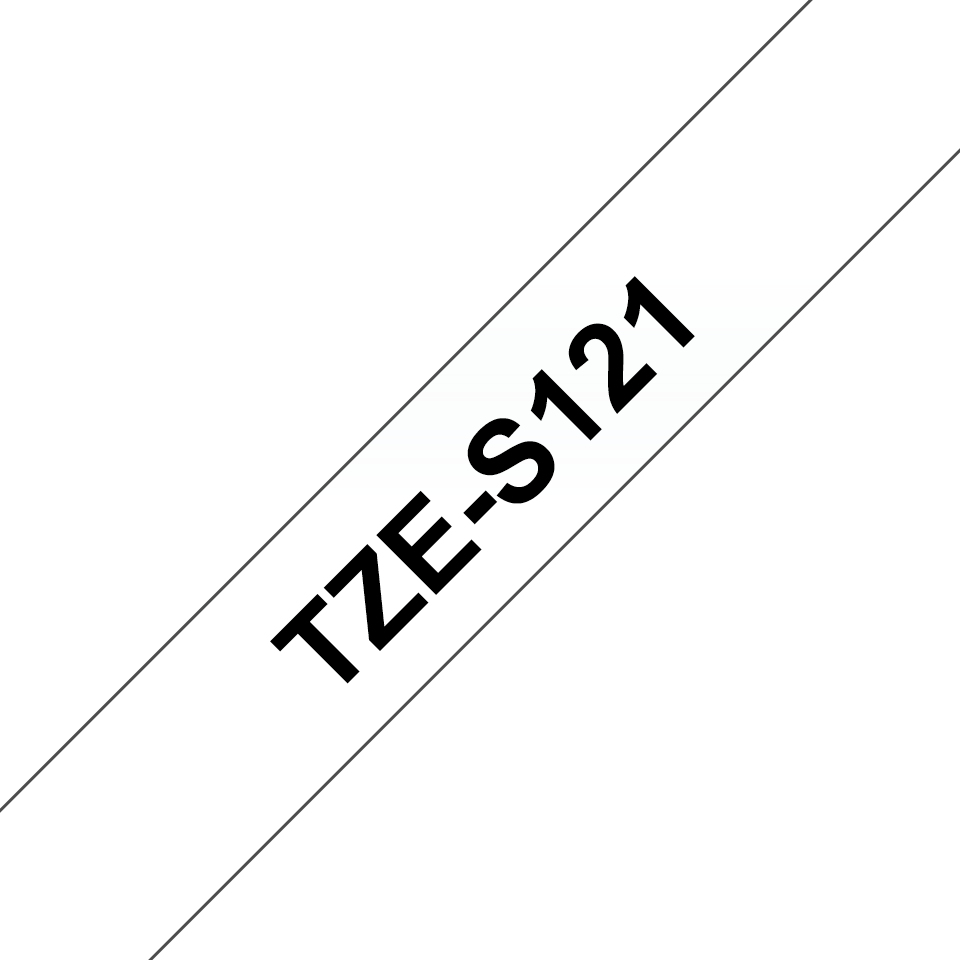 TZES121 BROTHER PT Schriftband 9mm klar