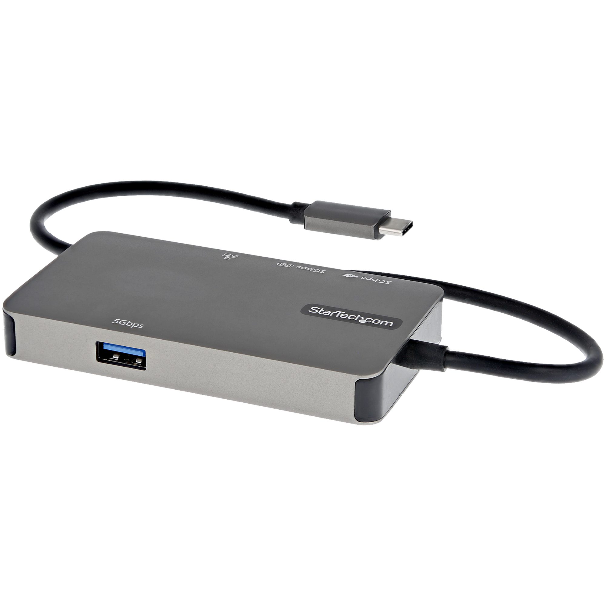 STARTECHCOM USBC Multiport Adapter USBC auf 4K HDMI oder VGA Mini Dock 100W PD Passthrough 3x USB 30 GbE 30cm Kabel
