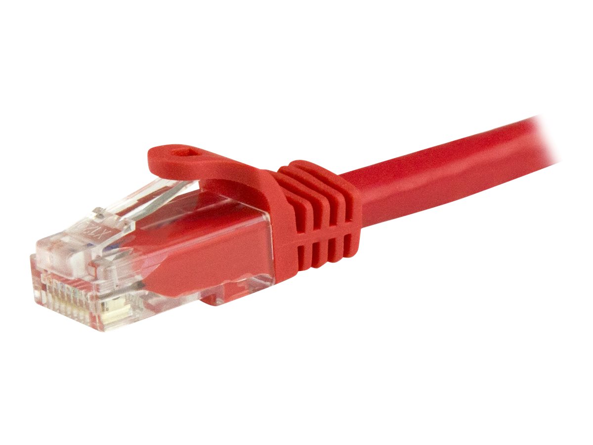 STARTECHCOM N6PATC5MRD 5m Red Gigabit Snagless RJ45 UTP Cat6 Patch Cable