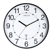 unilux Funkwanduhr Wave weiss Kunststoff, Ø 30,0 cm unilux Funkwanduhr Wave weiss Kunststoff, Ø 30,0 cm