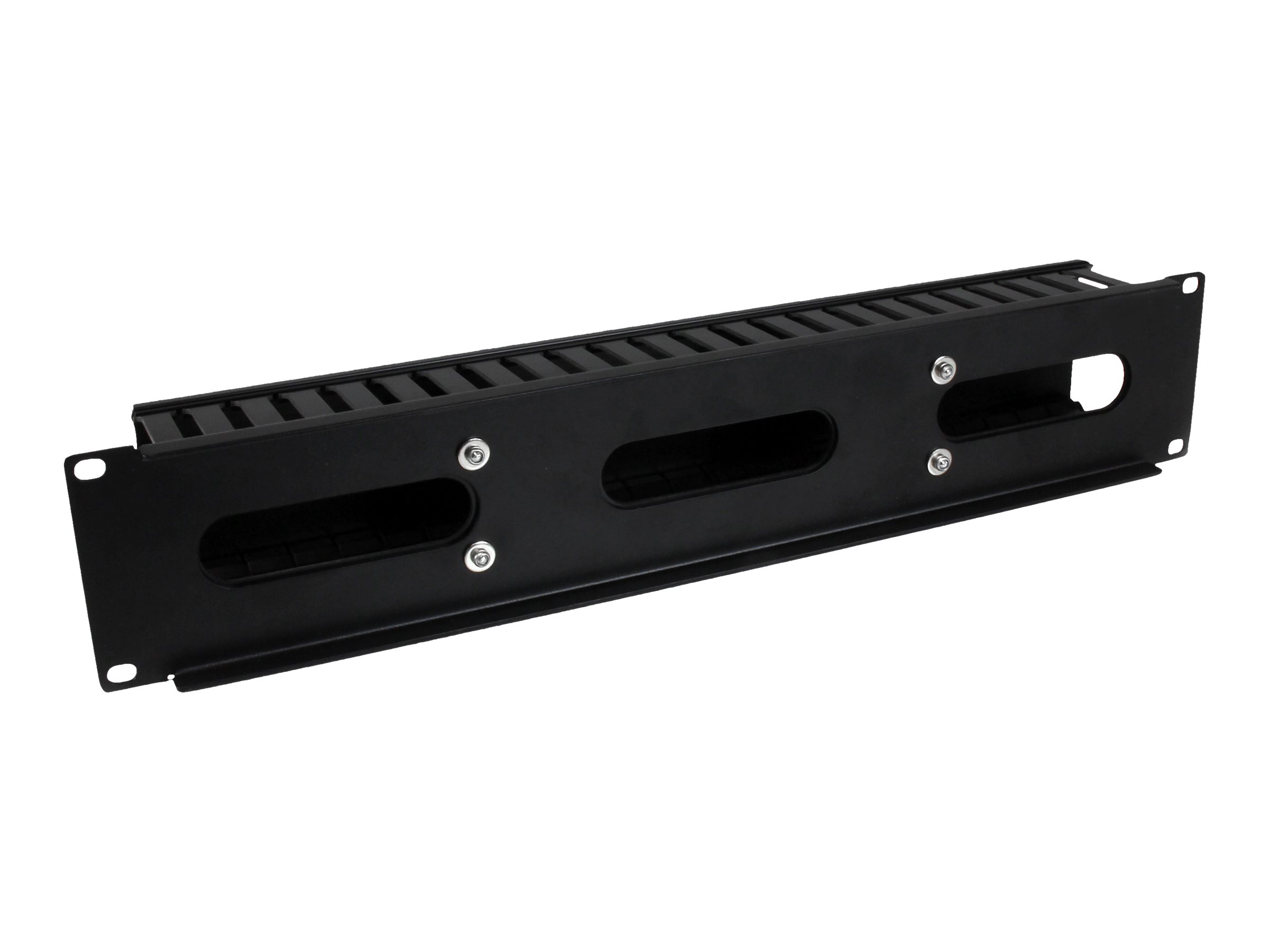 StarTech.com Rangierpanel CMDUCT2U 2U 19 Zoll mit Abdeckung Schwarz