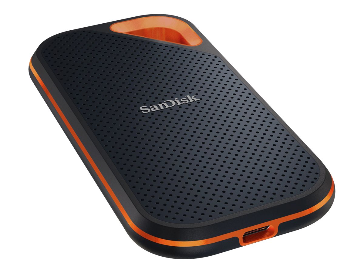 SANDISK Extreme PRO 2TB Portable SSD Read/Write Speeds up to 2000MB/s USB 3.2 Gen 2x2 Forged Aluminum Enclosure 2-meter drop protect SANDISK Extreme PRO 2TB Portable SSD Read/Write Speeds up to 2000MB/s USB 3.2 Gen 2x2 Forged Aluminum Enclosure 2-meter drop protect