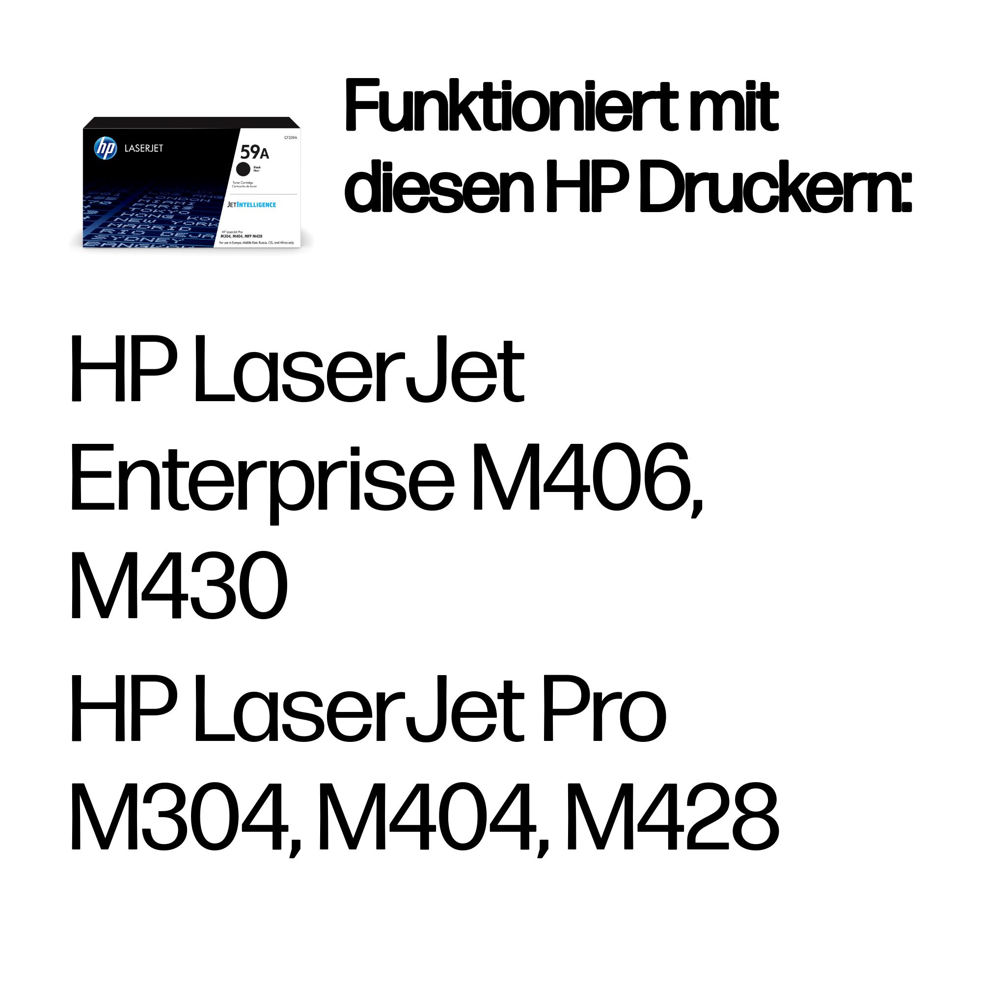 HP 59A CF259A schwarz Tonerkartusche