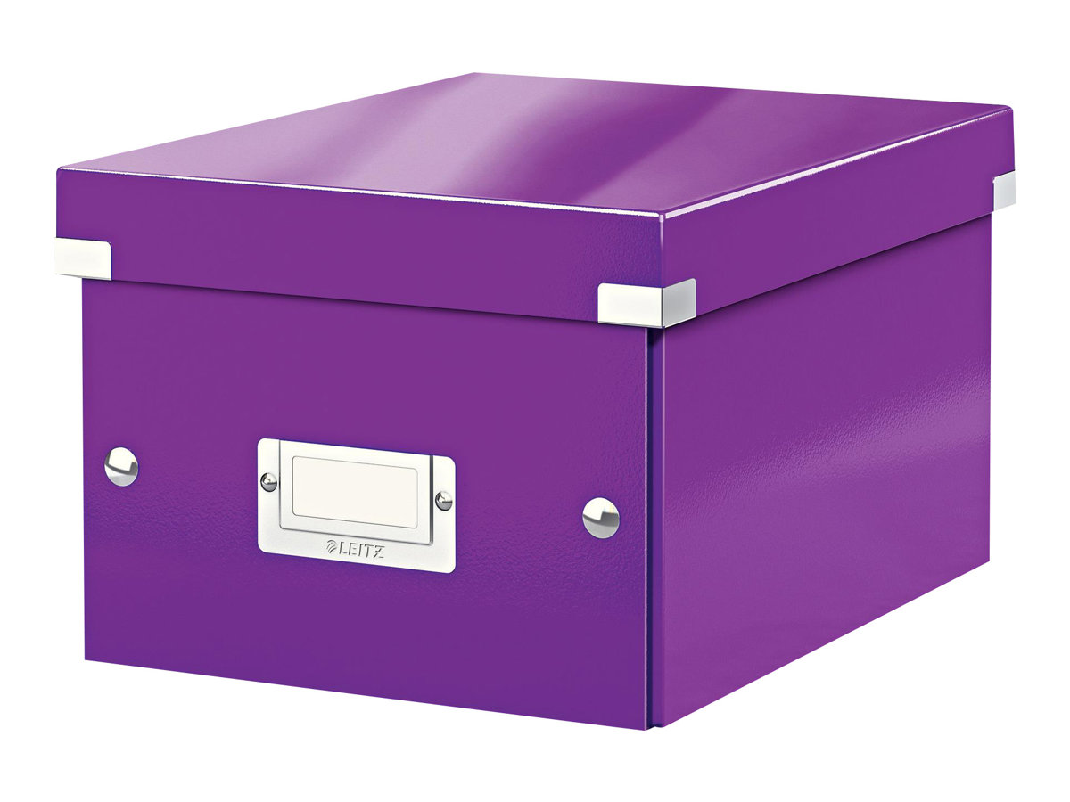 LEITZ Click & Store Aufbewahrungsbox 7,4 l violett 21,6 x 28,2 x 16,0 cm LEITZ Click & Store Aufbewahrungsbox 7,4 l violett 21,6 x 28,2 x 16,0 cm