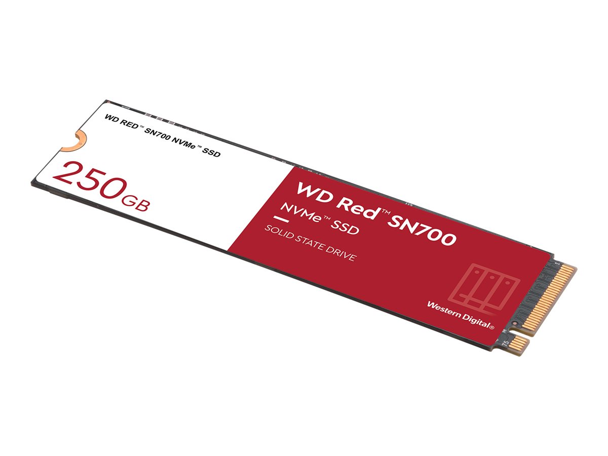 WD Red SSD SN700 NVMe 250GB M.2 2280 PCIe Gen3 8Gb/s internal drive for NAS devices