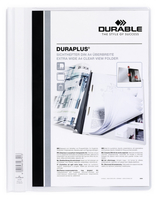 25 DURABLE Praesentationshefter DURAPLUS weiss DIN A4 ueberbreit 25 DURABLE Praesentationshefter DURAPLUS weiss DIN A4 ueberbreit