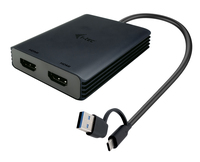 I-TEC USB-A/USB-C Dual 4K HDMI Video Adapter 2x 4K HDMI Display Adapter mit DisplayLink Chip 6950