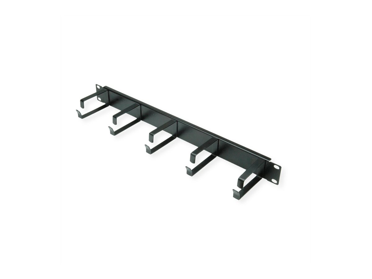 VALUE 48,26cm 19ZollFrontplatte horizontale oder vertikale Kabelfuhrung Typ G RAL 9005 Tiefschwarz