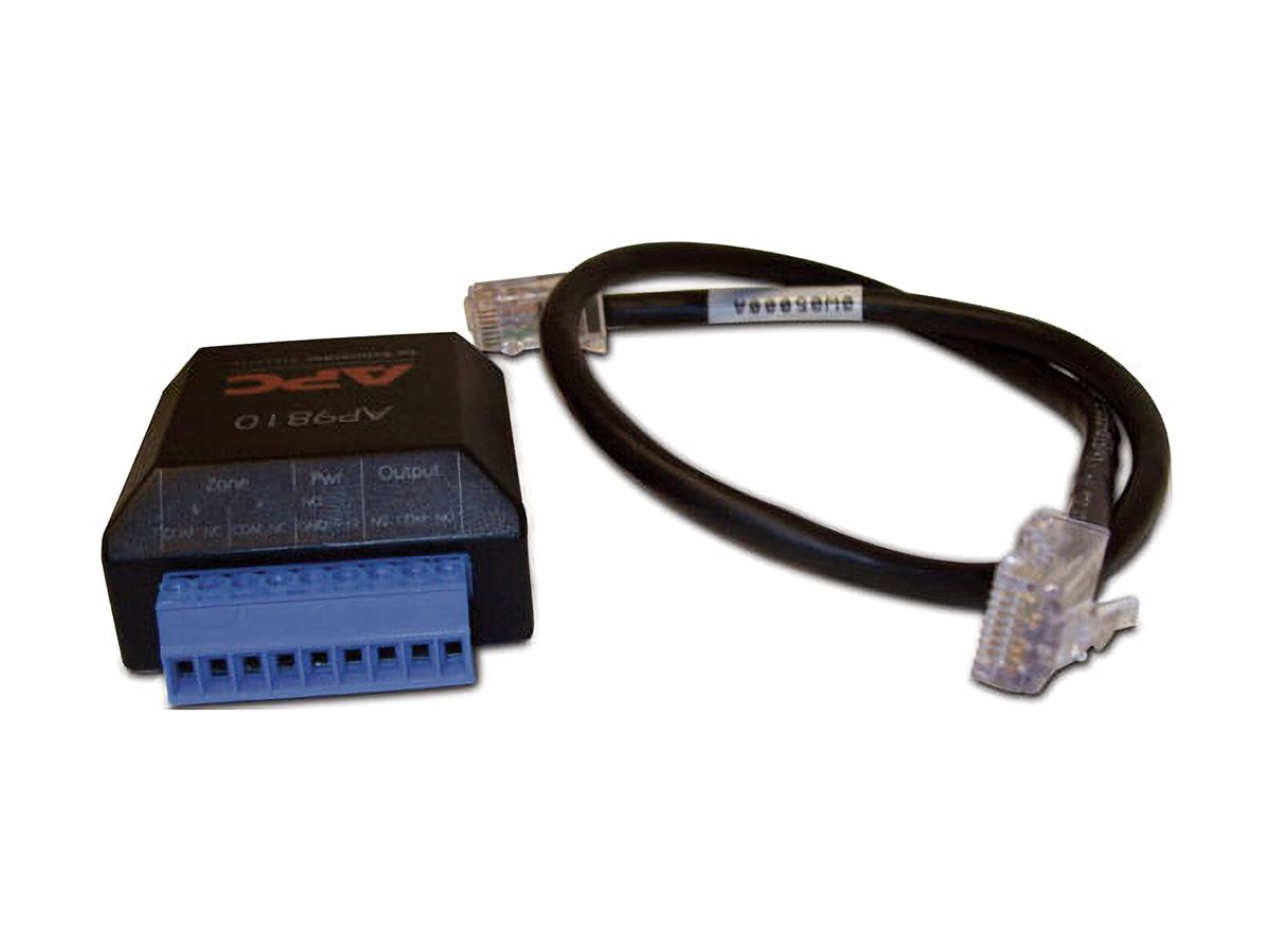 APC Dry Contact I/O Accessory Remotemonitoring und Steuerung einer Einzel-USV durch direkten Anschluss ans Netzwerk APC Dry Contact I/O Accessory Remotemonitoring und Steuerung einer Einzel-USV durch direkten Anschluss ans Netzwerk