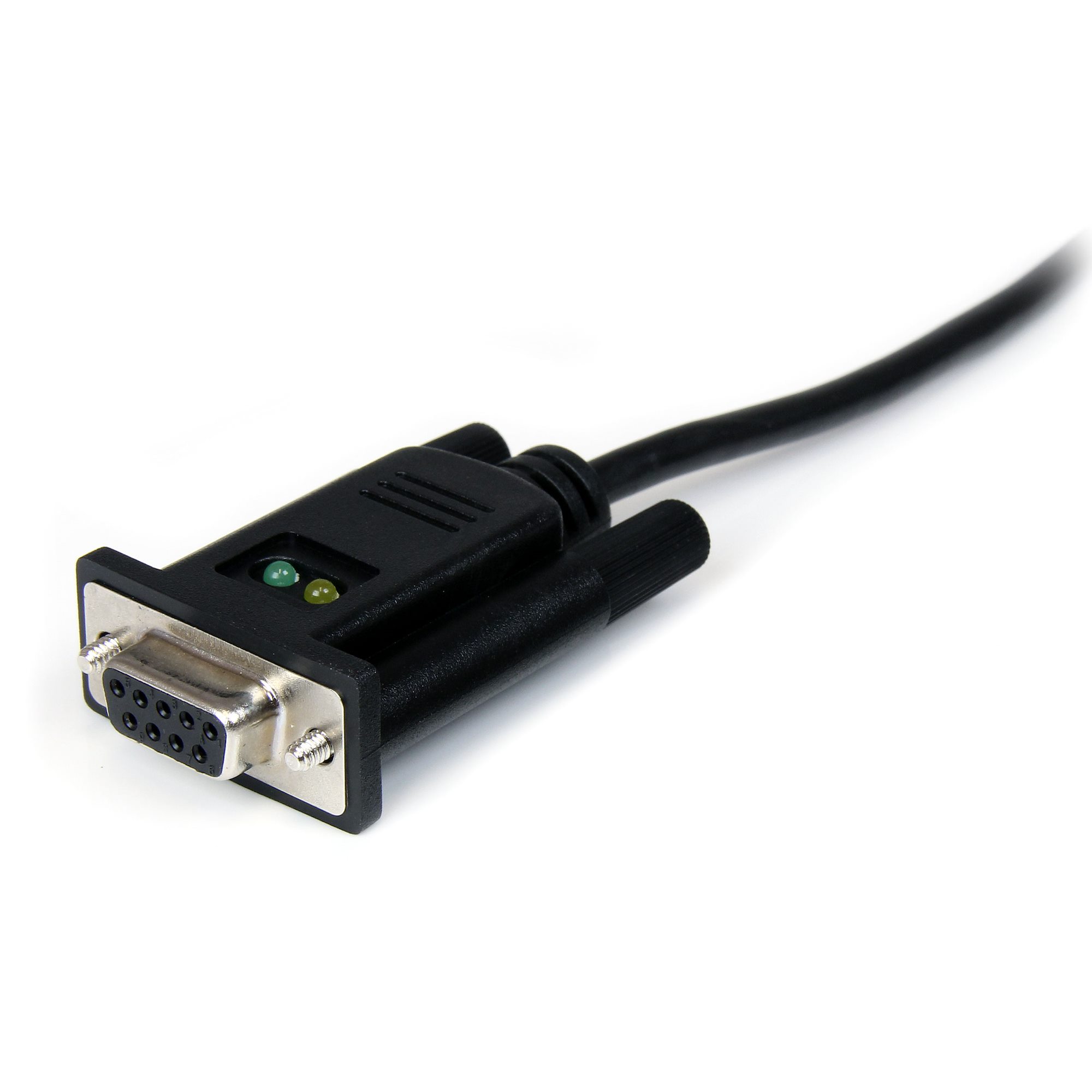 STARTECHCOM 1 Port USB to Null Modem RS232 DB9 Serial DCE Adapter Cable with FTDI