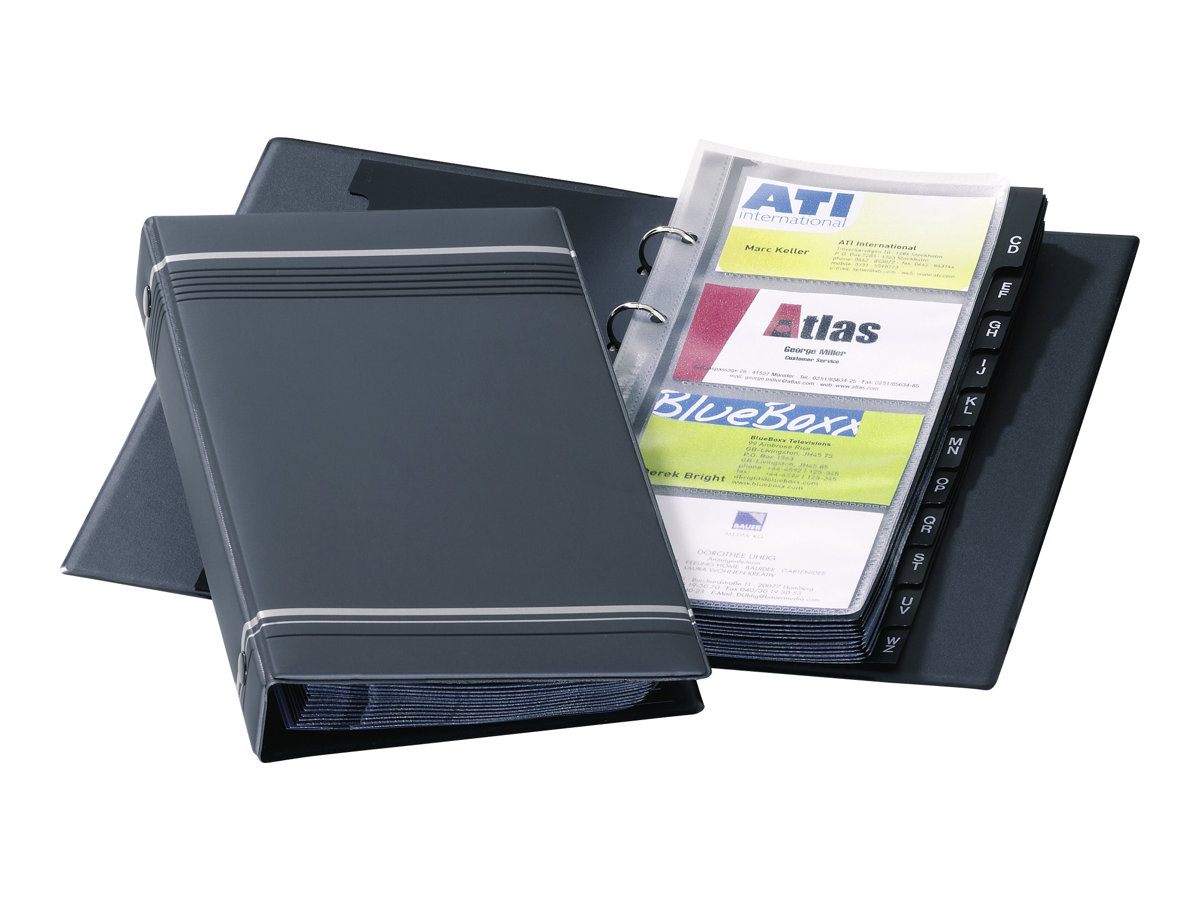 DURABLE Visitenkarten-Ringbuch VISIFIX anthrazit
