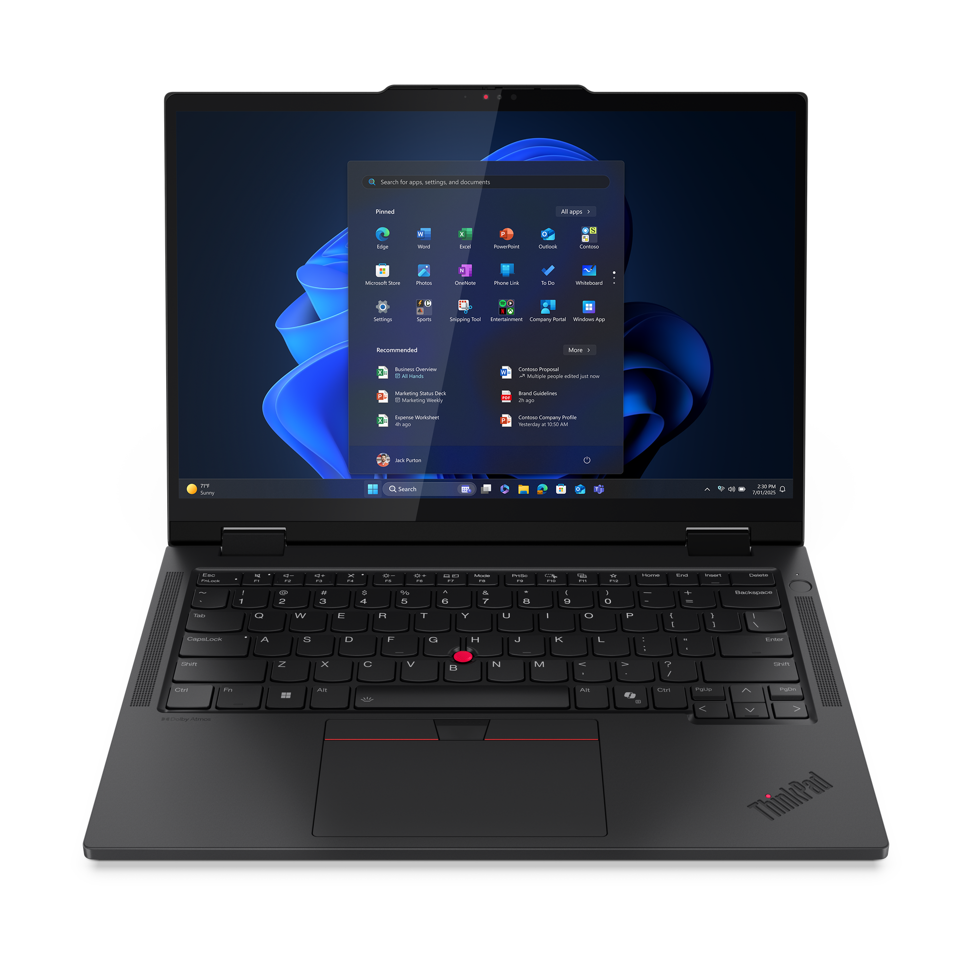 LENOVO ThinkPad T14s 2in1 G1 Intel Core Ultra 5 225U 35,56cm 14Zoll WUXGA IPS LP 16GB 512GB SSD UMA 4G AI PC W11P Black