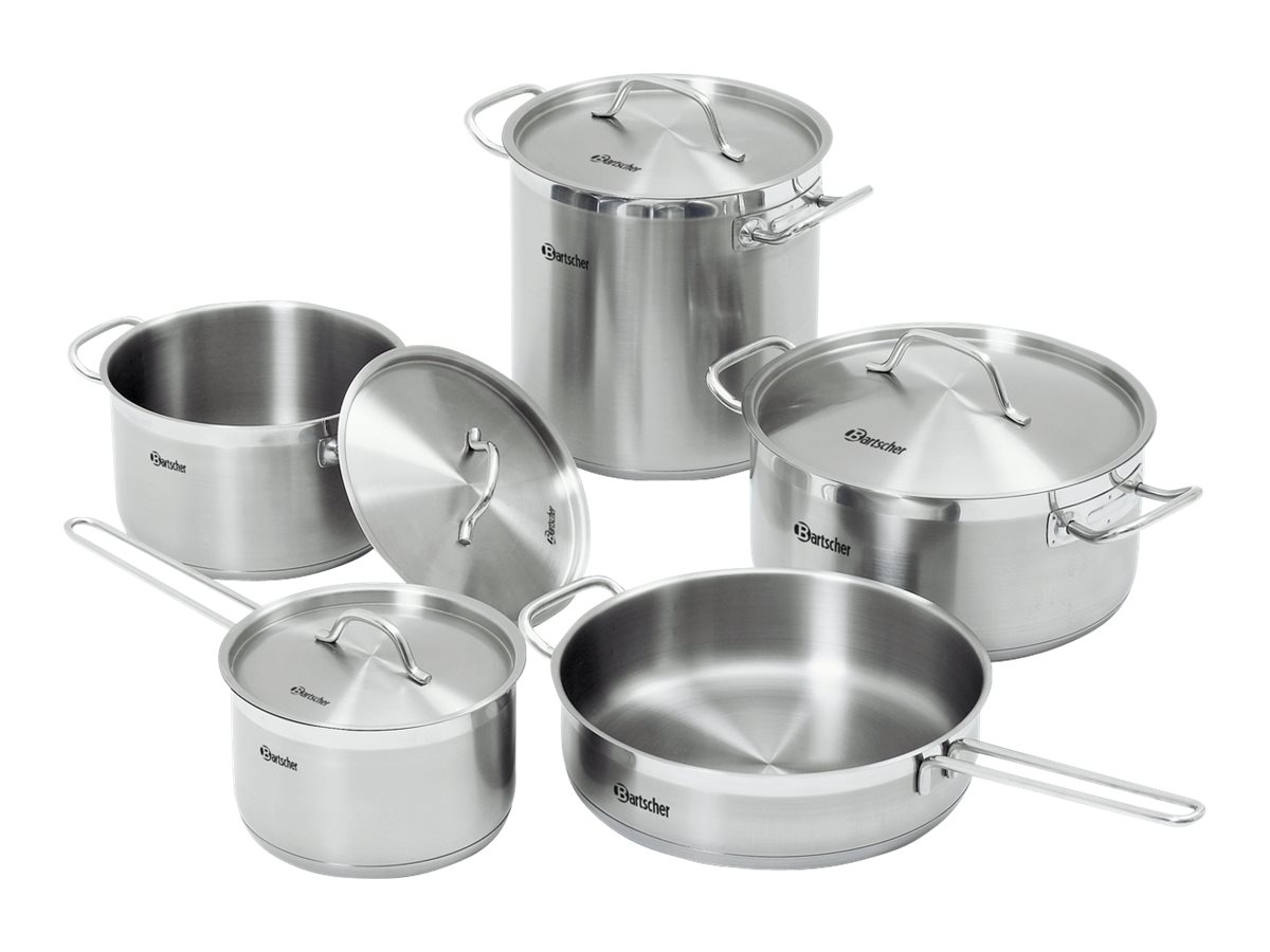 Bartscher TopfSet T4P1 silber 5tlg, 1 St