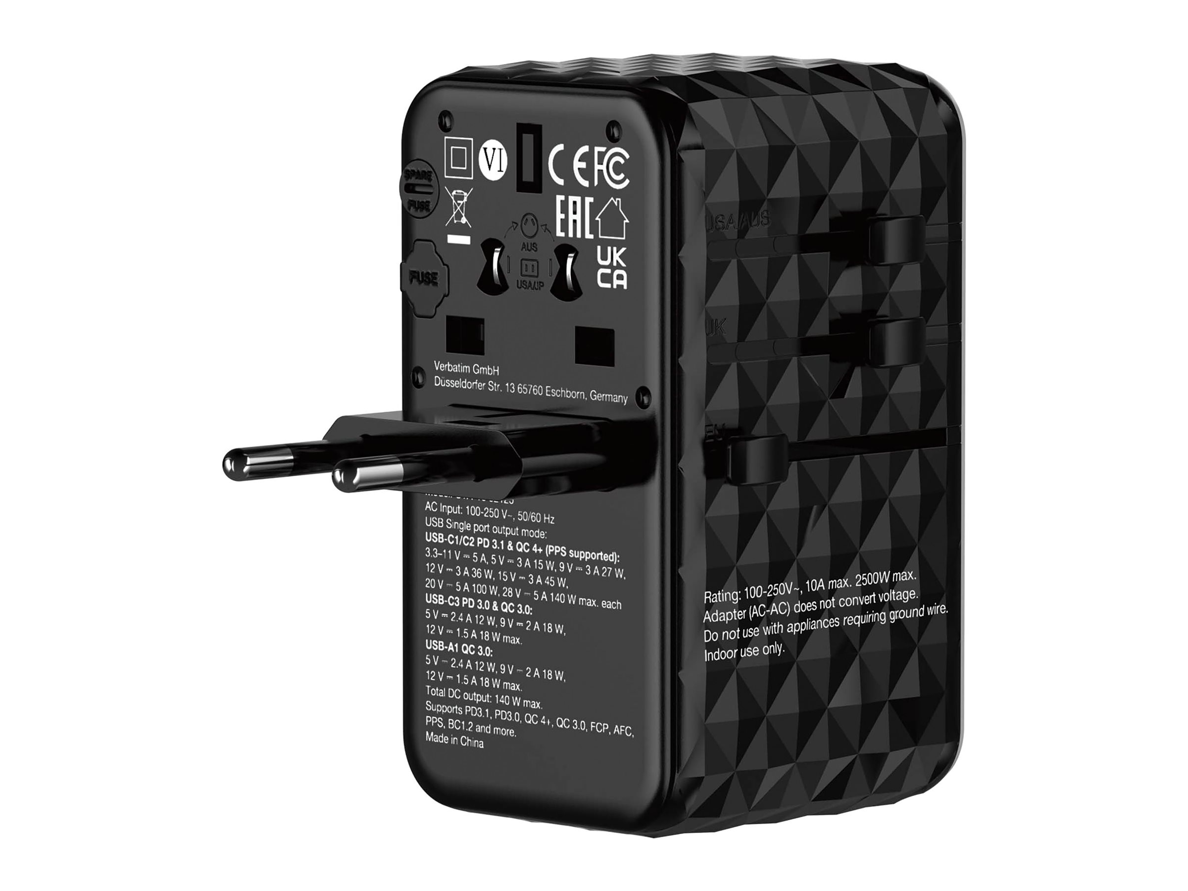 VERBATIM UTA10 GAN III ADAPTER UNIVERSAL