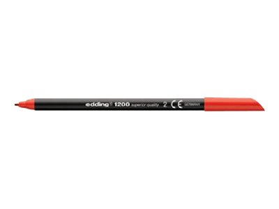 edding 1200 Filzstifte rot, 10 St