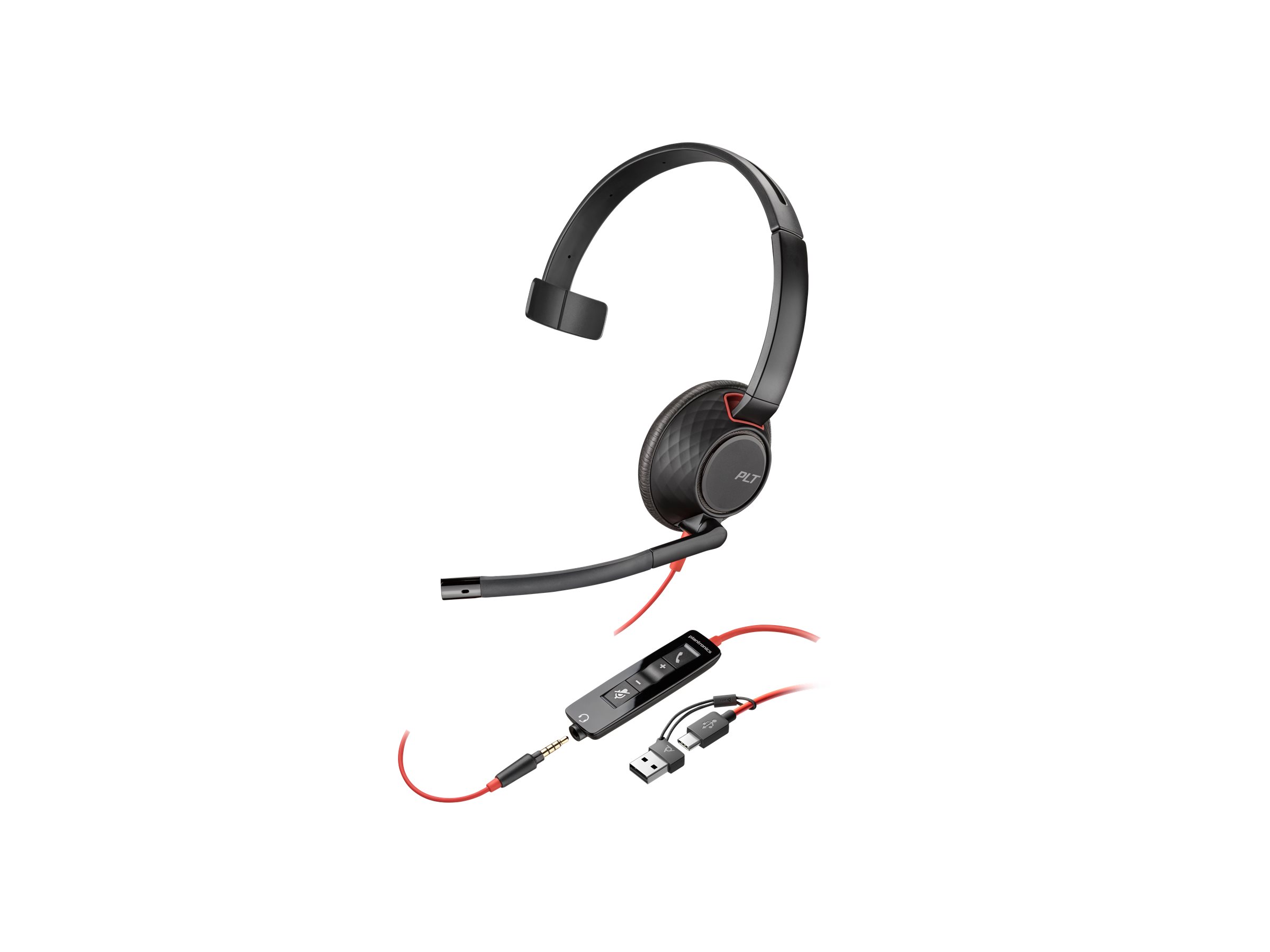 HP Poly Headset Blackwire C5210 Mono USBCA 35 mm bulk