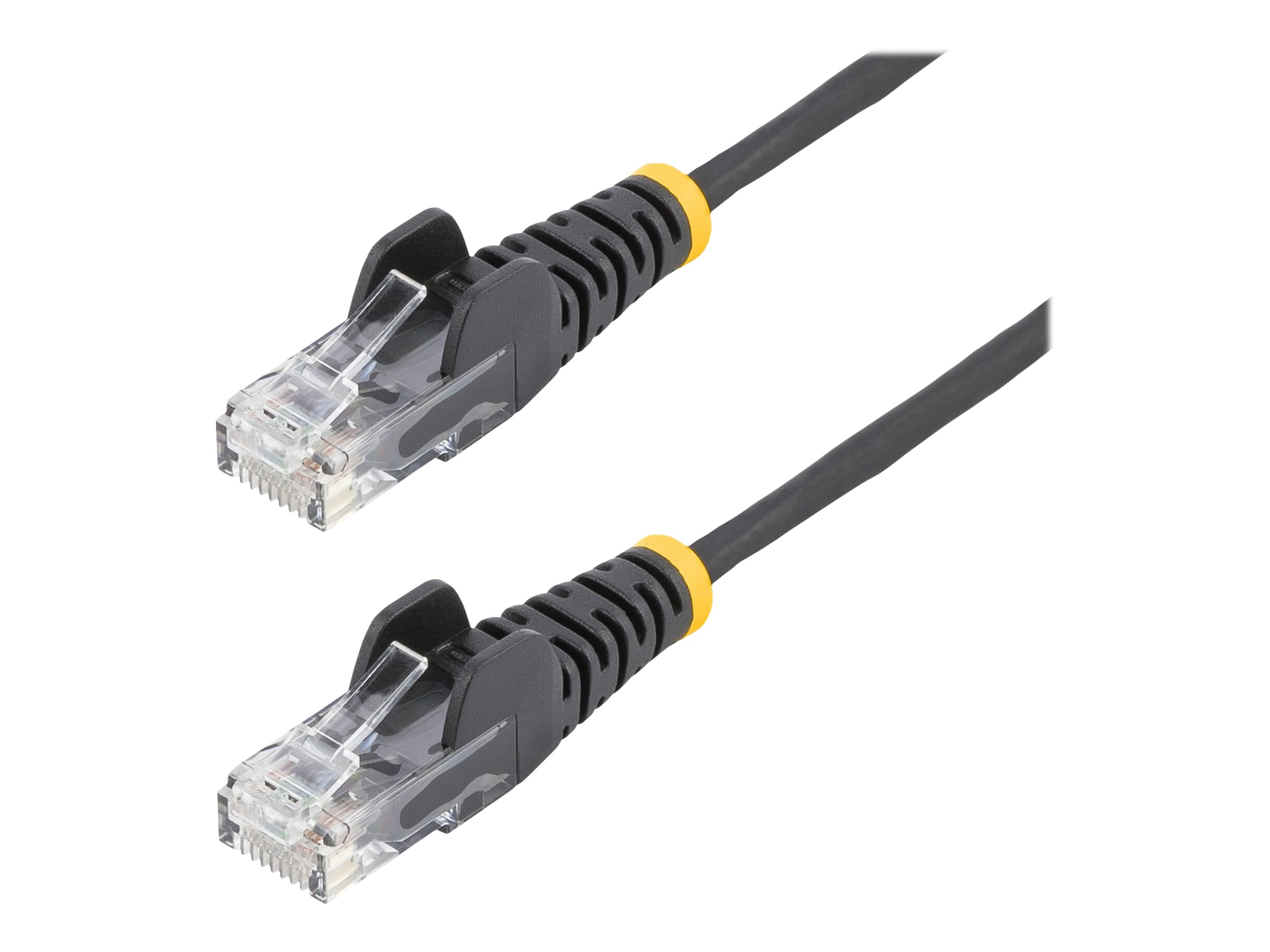 STARTECH.COM 3m CAT6 Cable - Black Slim CAT6 Patch Cable - Snagless RJ45 Connectors - LSZH - 28 AWG Copper Wire STARTECH.COM 3m CAT6 Cable - Black Slim CAT6 Patch Cable - Snagless RJ45 Connectors - LSZH - 28 AWG Copper Wire