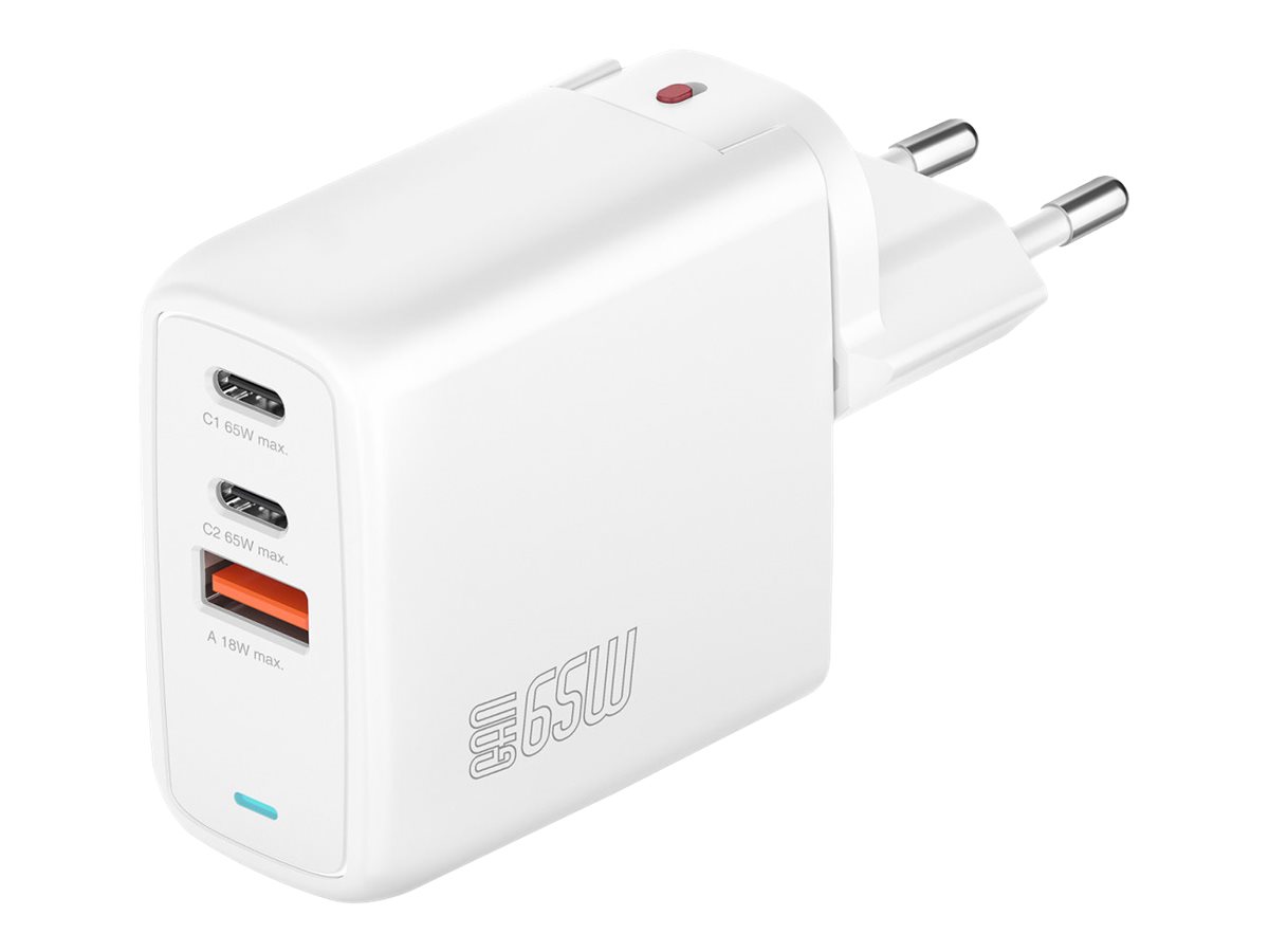 4smarts Ladegeraet GaN Flex 65W 2 USB-C+1 USB-A weiss 4smarts Ladegeraet GaN Flex 65W 2 USB-C+1 USB-A weiss