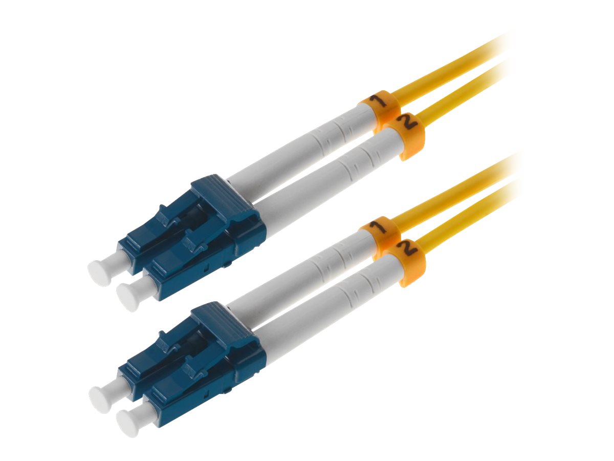 helos LWL Patchkabel LC/LC Duplex 9/125µm OS2 gelb 1,5m helos LWL Patchkabel LC/LC Duplex 9/125µm OS2 gelb 1,5m