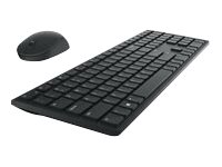 Dell Pro Tastatur-und-Maus-Set KM5221W - Französisches Layout - Schwarz