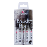 talens-ecoline-brush-pens-silber-5-st talens-ecoline-brush-pens-silber-5-st