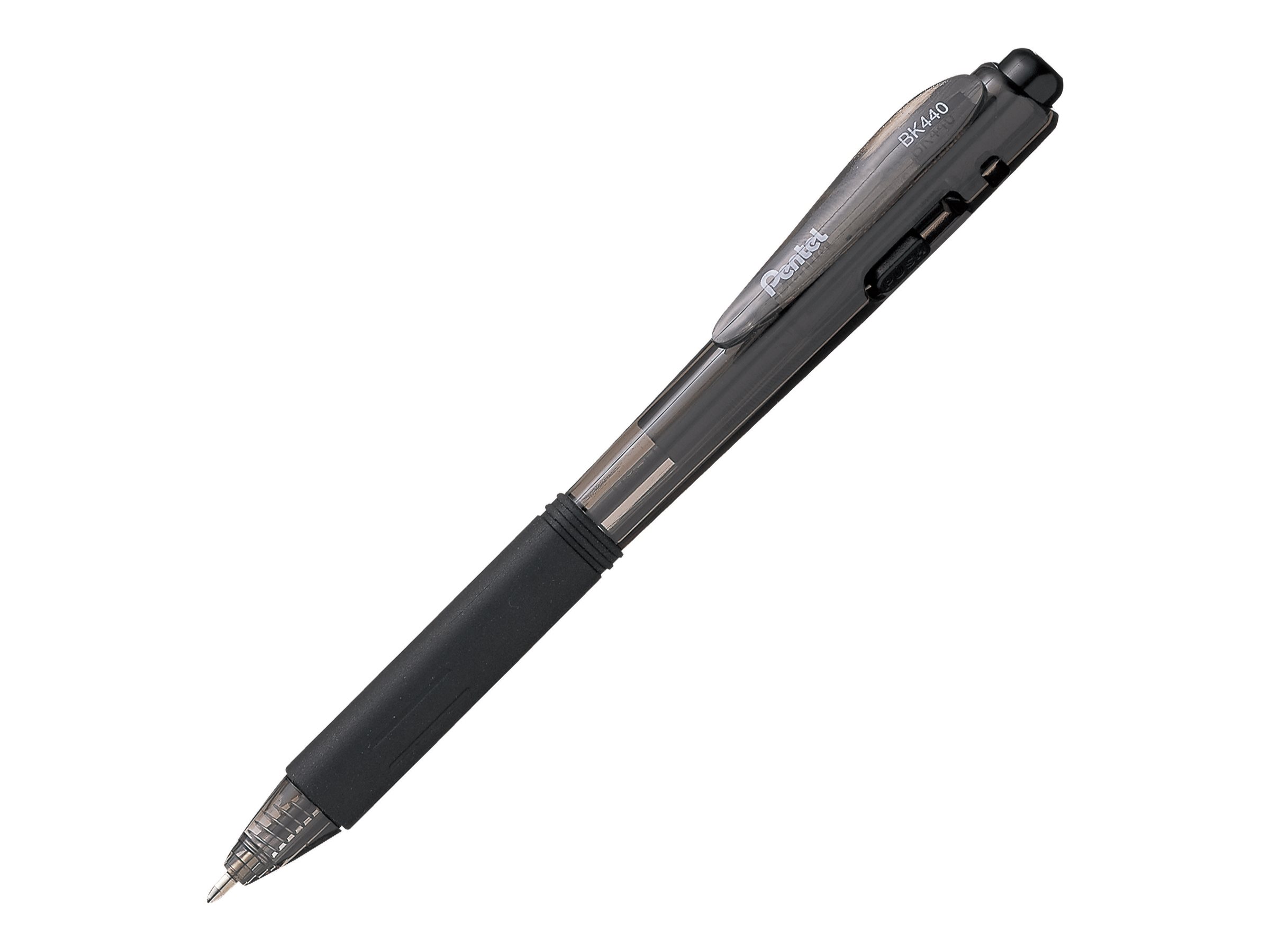 Pentel Kugelschreiber BK440 schwarz/transparent, Schreibfarbe: schwarz, 1 St. Pentel Kugelschreiber BK440 schwarz/transparent, Schreibfarbe: schwarz, 1 St.