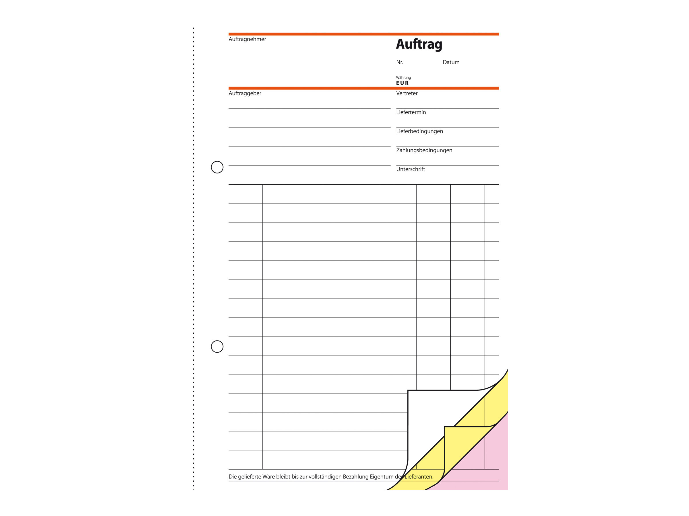 SIGEL Auftrag Formularbuch SD002, 1 St