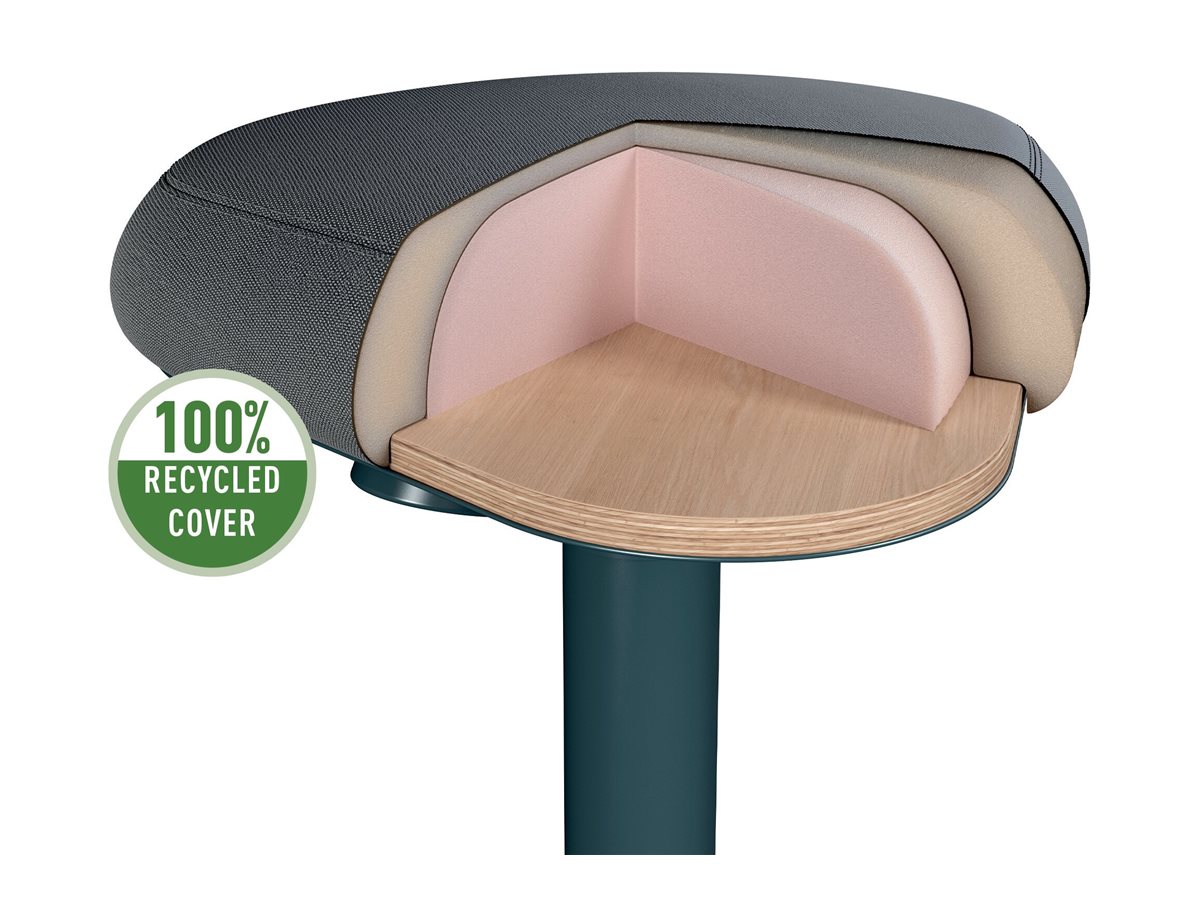LEITZ Stehhilfe Ergo Active 65450089 dunkelgrau