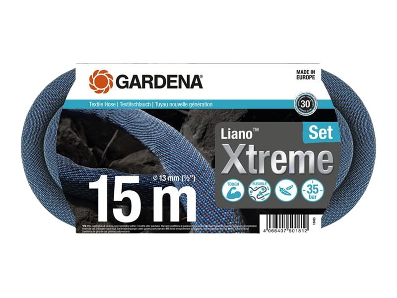 GARDENA Gartenschlauch-Set Lianoâ„¢ Xtreme Set 15,0 m GARDENA Gartenschlauch-Set Lianoâ„¢ Xtreme Set 15,0 m