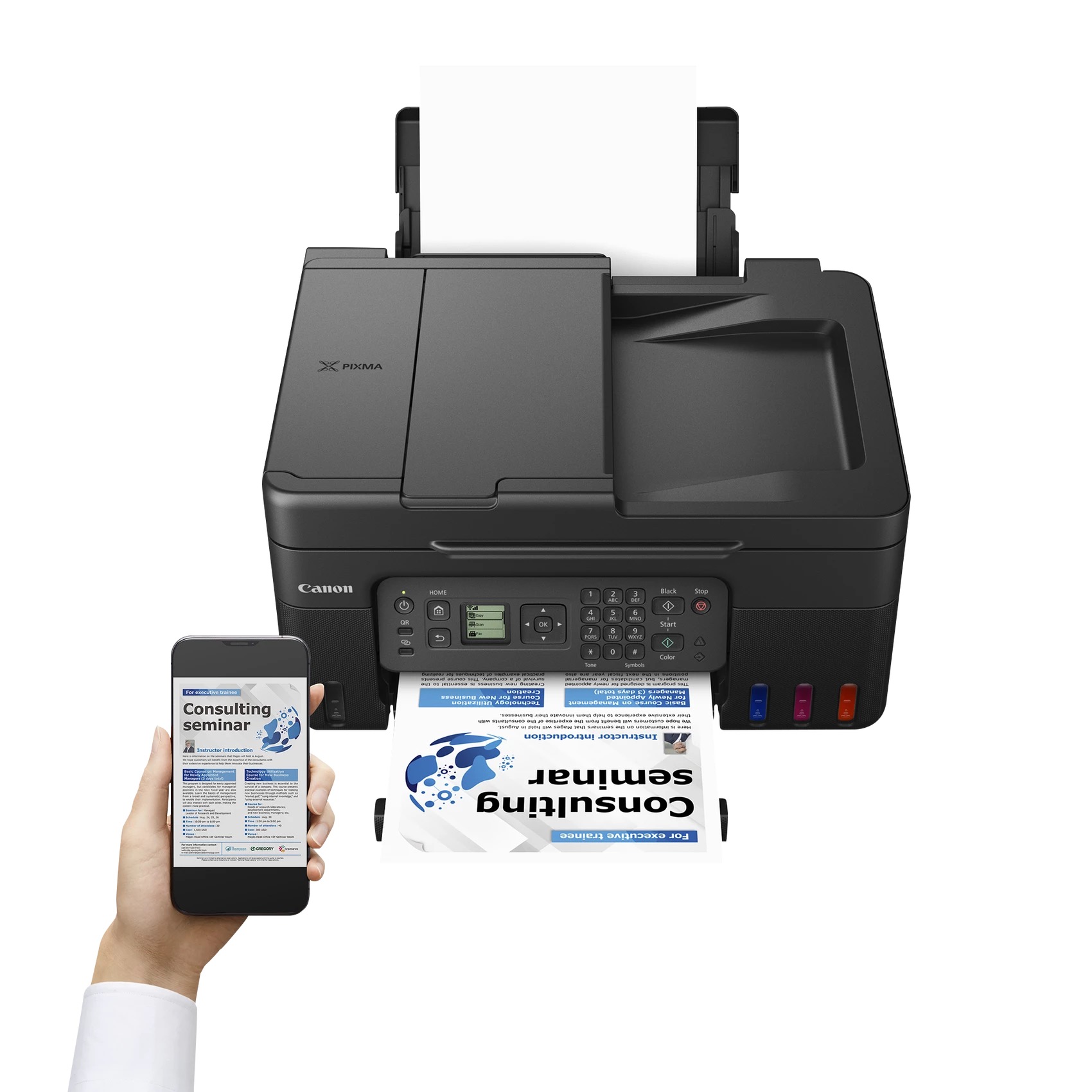 Canon PIXMA G4570 4 in 1 TintenstrahlMultifunktionsdrucker schwarz