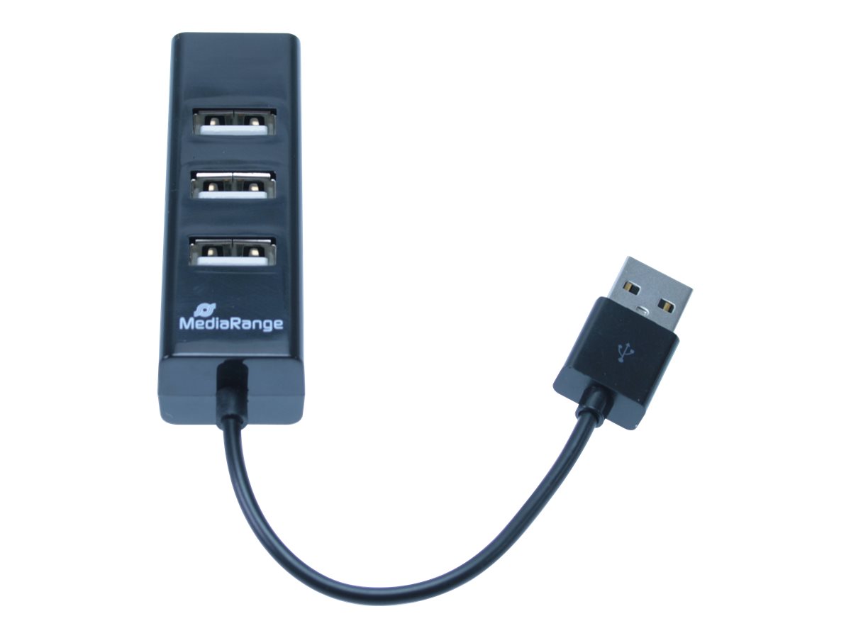 MediaRange USB-Hub 4-fach schwarz MediaRange USB-Hub 4-fach schwarz
