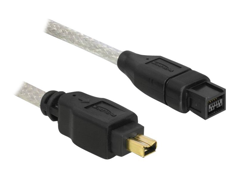 Delock Kabel FireWire 9 Pin Stecker 4 Pin Stecker 1 m