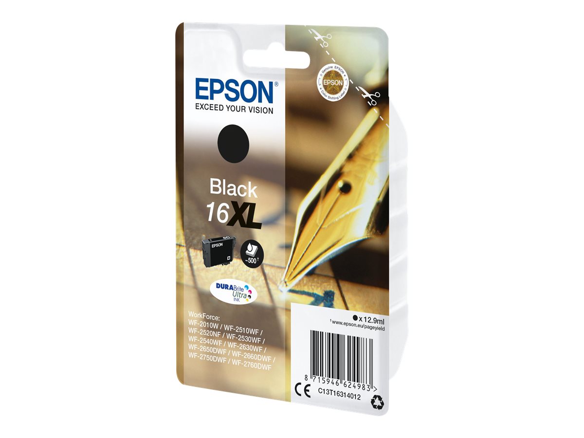 C13T16314012 EPSON WF Tinte black HC 500
