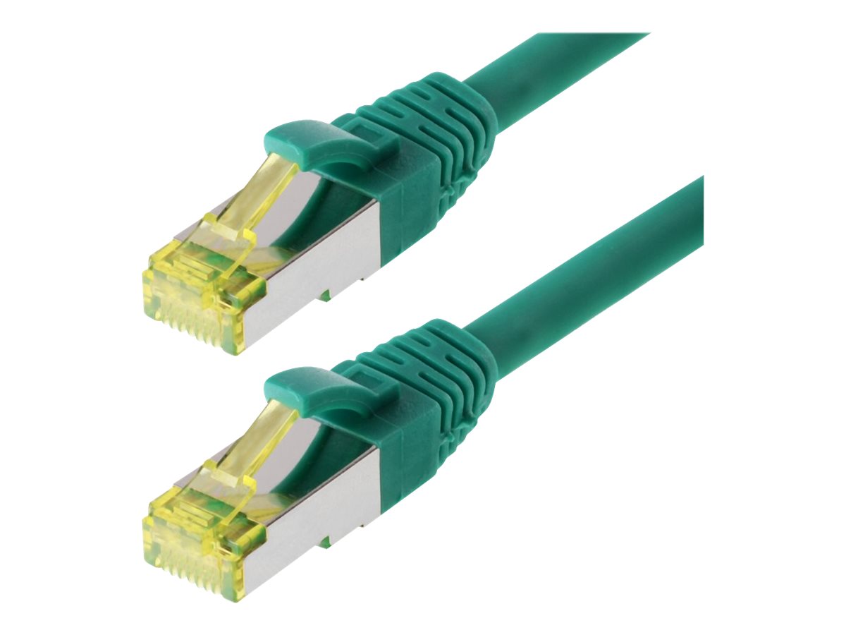 helos Patchkabel Cat 6a SFTP RJ45 grün 30m AWG267 LSZH GHMT