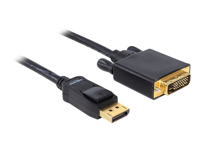 Delock Kabel Displayport 1.1 Stecker > DVI 24+1 Stecker Passiv 2 m schwarz Delock Kabel Displayport 1.1 Stecker > DVI 24+1 Stecker Passiv 2 m schwarz