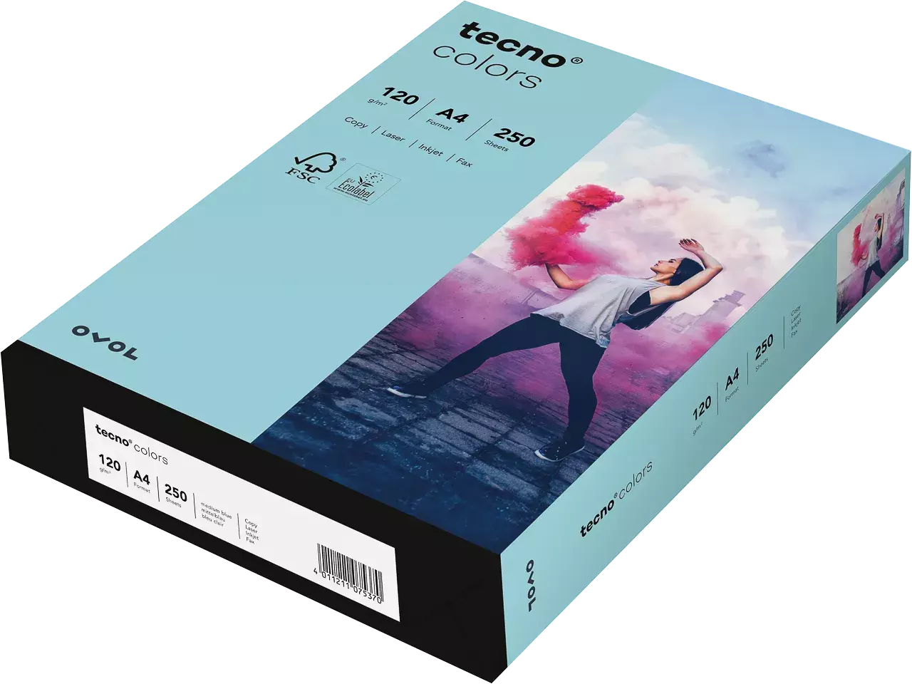 Papyrus Colors Mittelblau A4 120 g/m²